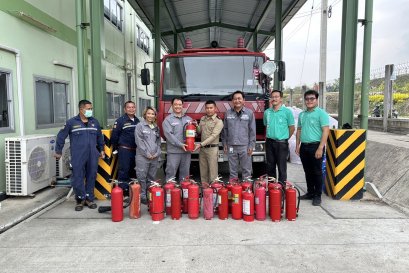 GGC บริจาคถังดับเพลิงที่ไม่ได้ใช้งานแล้ว ให้กับกรมราชทัณฑ์ เรือนจำนางรอง 