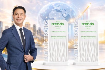 BAM คว้า 2 รางวัลเกียรติยศระดับสากล จากงาน Future Trends Awards 2026 Leading of Social Product รางวัลองค์กรยอดเยี่ยมด้าน Social Product และ Leading of Governance รางวัลองค์กรยอดเยี่ยมด้าน GovernanceGovernance ระดับสากล