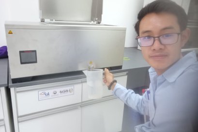 ຕິດຕັ້ງເຄື່ອງ Water bath ແລະ ເຄື່ອງກັ່ນນ້ຳກັ່ນ  20/05/2025