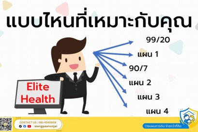 ทำประกันชีวิตที่คู่กับอีลิทเฮลท์ แบบไหนที่เหมาะกับคุณ