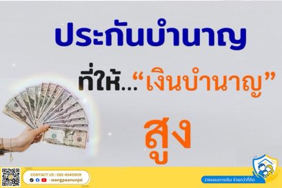 ประกันบำนาญที่ให้เงินบำนาญสูง ลดหย่อนภาษีได้สูงสุด 300,000 บาท