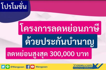 ลดหย่อนภาษี