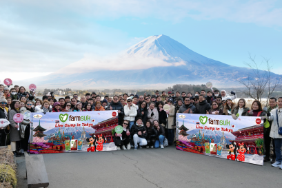 HFC organized the annual travel event for the year 2023 as part of the "Farmsuk Live Camp in Tokyo"