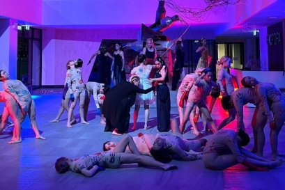 การแสดงนาฏศิลป์สร้างสรรค์ชุด นางซิน นศ.มศว