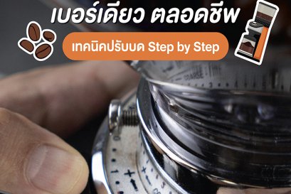 เทคนิคการปรับเครื่องบดกาแฟ
