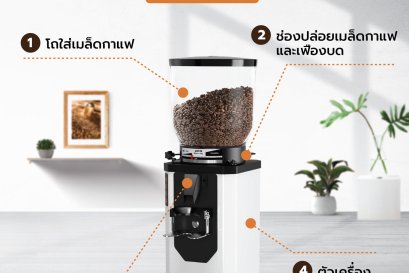 วิธีการทำความสะอาดเครื่องบดกาแฟ