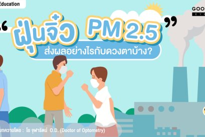 ฝุ่นจิ๋ว PM 2.5 ส่งผลอย่างไรกับดวงตาบ้าง