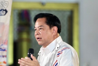 ภาพบรรยากาศ "นายพีระพันธุ์ สาลีรัฐวิภาค" หัวหน้าพรรครวมไทยสร้างชาติ แสดงวิสัยทัศน์ ในรายการเลือกตั้ง 69