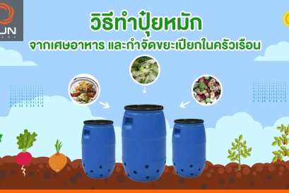 วิธีทำปุ๋ยหมักจากเศษอาหาร และกำจัดขยะเปียกในครัวเรือน
