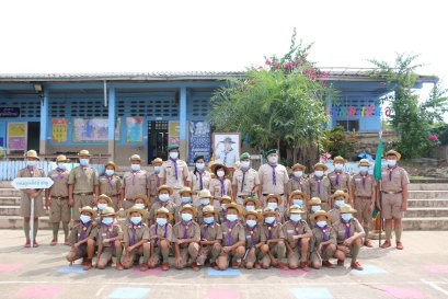 กิจกรรมพิธีทบทวนคำปฏิญาณและสวนสนาม วันคล้ายวันสถาปนาคณะลูกเสือแห่งชาติ ประจำปี 2565