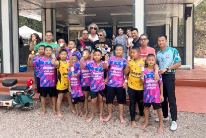 ขอขอบคุณผู้ใหญ่ใจดีเจ้าของสถานที่ท่องเที่ยวห้วยขี้เทอร์ มอบเงินสนับสนุนนักกีฬาฟุตบอล U12 จำนวน 2,000 บาท