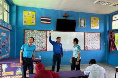 ตรวจสอบโครงสร้างอาคารเรียนเฉลิมธรรม (สปช 105/26)