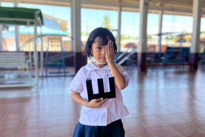 โรงพยาบาลส่งเสริมสุขภาพตำบลแม่หละ ตรวจสุขภาพประจำปี 2565 ให้กับนักเรียนโรงเรียนบ้านแม่สละเหนือ 