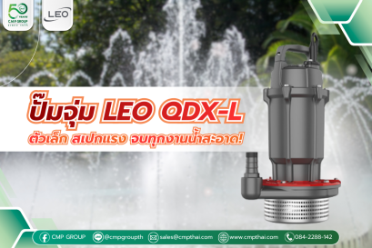รีวิวปั๊มแช่ LEO QDX-L Series โซลูชันน้ำสะอาดที่คุ้มค่า