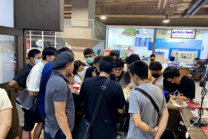 บรรยกาศวันเปิดร้านใหม่