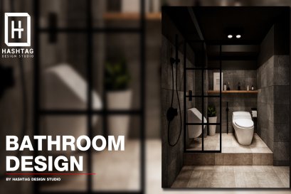 รีโนเวทห้องน้ำตึกแถว ขนาดเล็ก พื้นที่ใช้สอยจัดเต็ม อายุกว่า 30 ปี