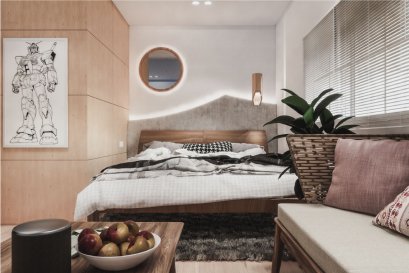 Master Bedroom  Town Home Japanese Style