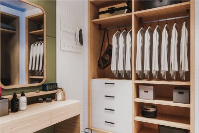 Walkin Closet Town Home Japanese Style