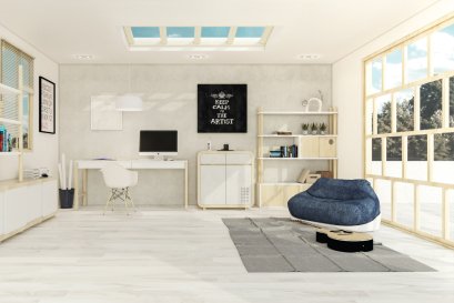 งานออกแบบห้องทำงาน สไตล์มินิมอล