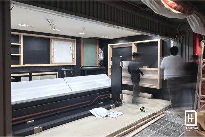 งานผลิตและติดตั้งร้านค้า