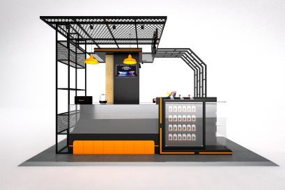 ออกแบบร้านขายโทรศัพท์ งานออกแบบร้านซ่อมโทรศัพท์มือถือ งานออกแบบร้านขายอุปกรณ์มือถือ ร้าน HUG TECH GADGET CENTRAL PLAZA CHIANGRAI