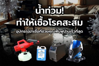 น้ำท่วมทำให้เชื้อโรคสะสม