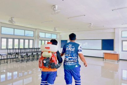 SOLO PORT 423 Backpack Mistblower for Pest Control and Cleaning Companies: Taking On Post-Flood Disinfection Jobs in Ban Pho, Chachoengsao, 2026 (B.E. 2569)
