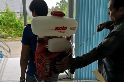 SOLO PORT 423 Backpack Mistblower for Fresh Markets and Open-Air Markets: Post-Flood Disinfection in Tha Ruea, Ayutthaya 2026 (B.E. 2569)