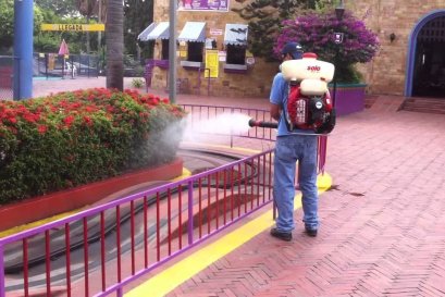 SOLO PORT 423 Backpack Mistblower for Condominiums and Underground Car Parks: Post-Flood Disinfection in Samut Prakan, 2026 (B.E. 2569)