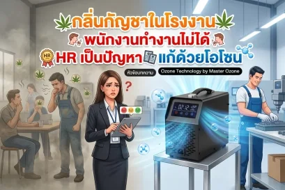 กลิ่นกัญชาในโรงงาน