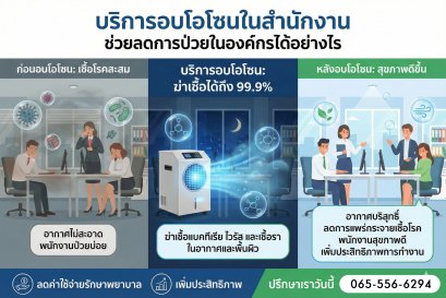 บริการอบโอโซนในสำนักงาน