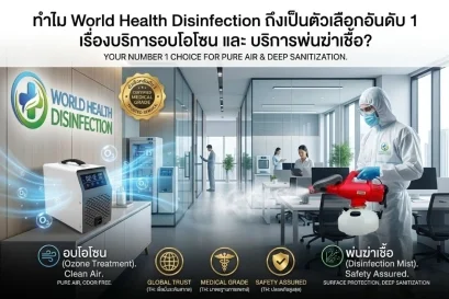 บริการอบโอโซน บริการพ่นฆ่าเชื้อ