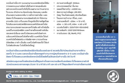 แสง UV C ฆ่าเชื้อ