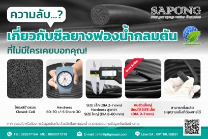 ความลับเกี่ยวกับซีลยางฟองน้ำกลมตันที่ไม่มีใครเคยบอกคุณ