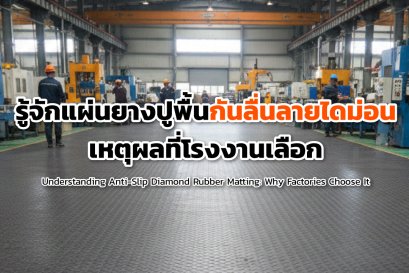 แผ่นยางปูพื้นกันลื่นลายไดม่อน คืออะไร? | HyperSheet®