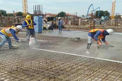 กันซึมชนิดซีเมนต์ทำปฏิกริยาตกผลึก Crystallization