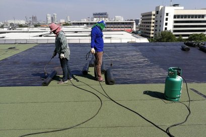 กันซึมชนิดแผ่นเป่าไฟ Torching Membrane