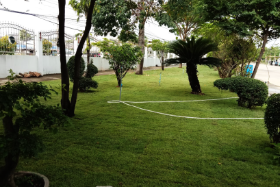 ปลูกหญ้าอะไรนะ? ปลูกหญ้าเอง? หรือจ้างเค้าปลูก?