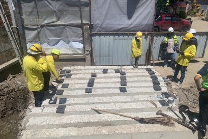 ทดสอบการเสริมกำลังโครงสร้าง D-wall