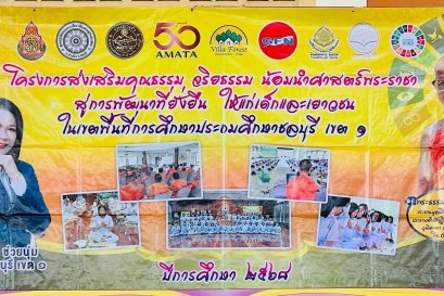  โครงการส่งเสริมคุณธรรมฯ น้อมนำศาสตร์พระราชา สู่การพัฒนาที่ยั่งยืน