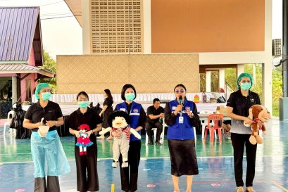  รพ.สต.นาป่าตรวจสุขภาพนักเรียนโรงเรียนนาป่ามโนรถ