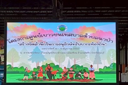 ภาพบรรยากาศ โครงการศูนย์เยาวชนเทศบาลตำบลนาป่า วันที่ 1 ของพี่ ๆ ป.6
