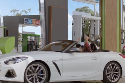 ให้เช่ารถ BMW Z4 ถ่ายโฆษณาปั้มบางจาก เคมเปญ หลงบางจาก
