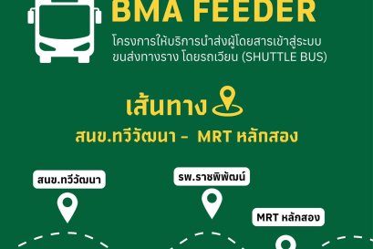เส้นทางเดินรถใหม่ BMA FEEDER 