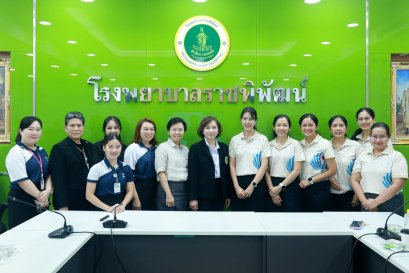 ต้อนรับคณะศึกษาดูงานจาก โรงพยาบาลสุราษฎร์ธานี ในโอกาสเข้าศึกษาดูงานเพื่อพัฒนาศักยภาพบุคลากรด้านการดูแลผู้ป่วยระยะท้าย
