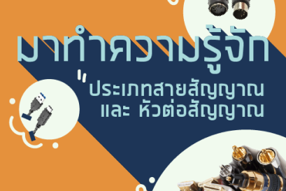 ประเภทของสายสัญญาณ และหัวต่อสัญญาณ