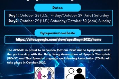 การประชุม APSSLH ในวันที่ 28-29 ตุลาคม 2565