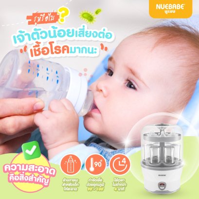 รู้หรือไม่  เด็กเล็กนั้นติดเชื้อได้ง่ายมาก