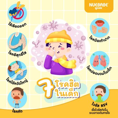 7 โรคฮิตในเด็ก