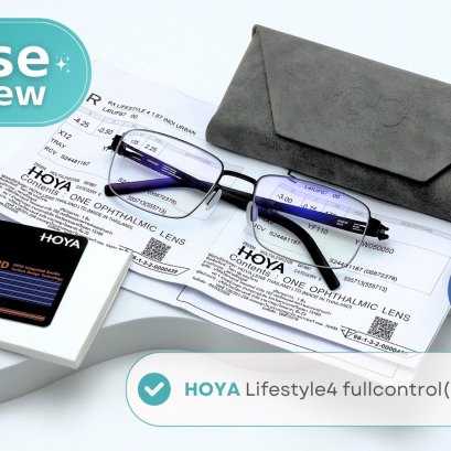 Case review  เคสคุณคุณณรงค์  โดยร้านแว่นตา Jackal x Orbit โดยนักทัศนมาตร เชียงใหม่